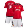 Officiële Voetbalshirt + Korte Broek Manchester United Eriksen 14 Thuis 2023-24 - Kids